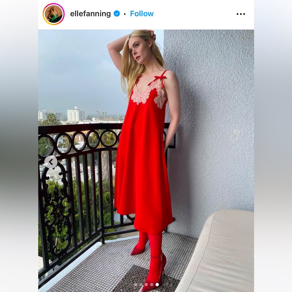 BNWT Red Vivetta Bow Dress
